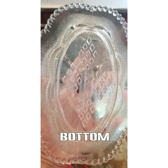 Vintage Bryce Brothers Lorne Pattern Butter Dish - Picture 4 of 4